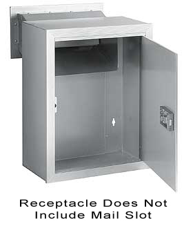 Receptacle<BR>Aluminum Finish